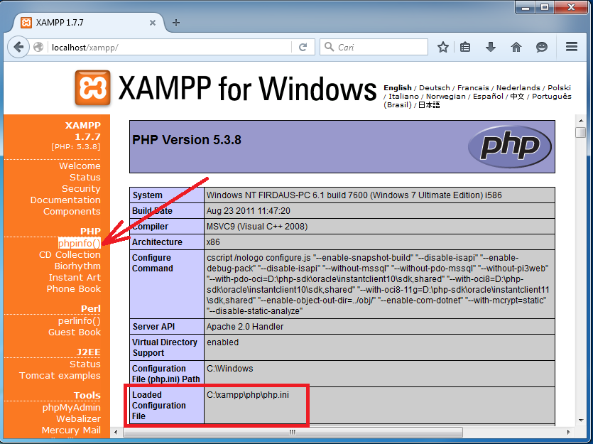 Cara Mengubah Settingan Pada File Konfigurasi PHP (php.ini 