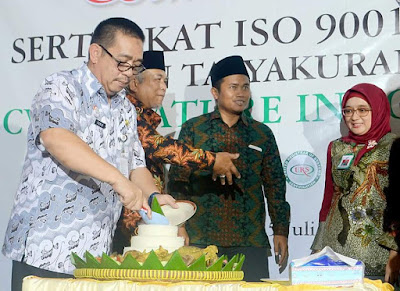 De Nature Indonesia mendapatkan Sertifikat ISO 9001-2015