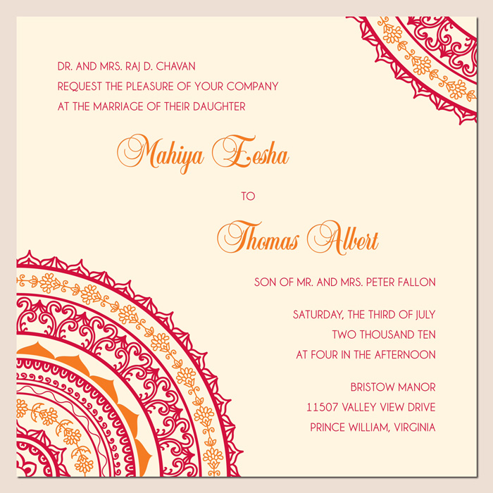 indian christian wedding invitation cards wordings for son