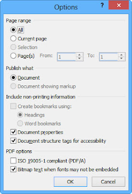 cara mengubah word ke pdf