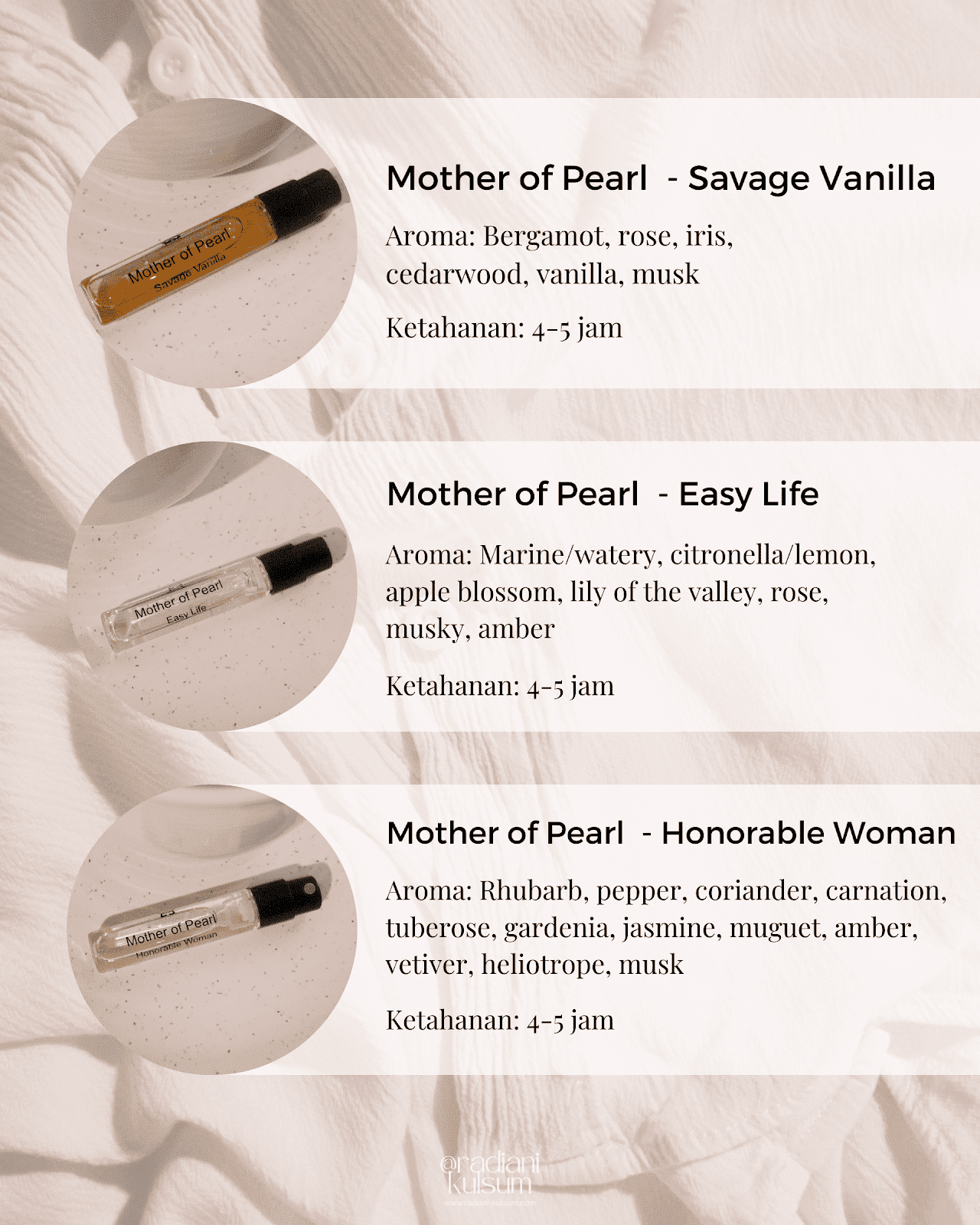 Mother of Pearl (Savage Vanilla, Easy Life, Honorable Woman)