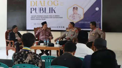 Prodi KPI IAIH Pancor Adakan Dialog Bersama Kapolres Lotim Soal Kepercayaan Publik Terhadap Kepolisian