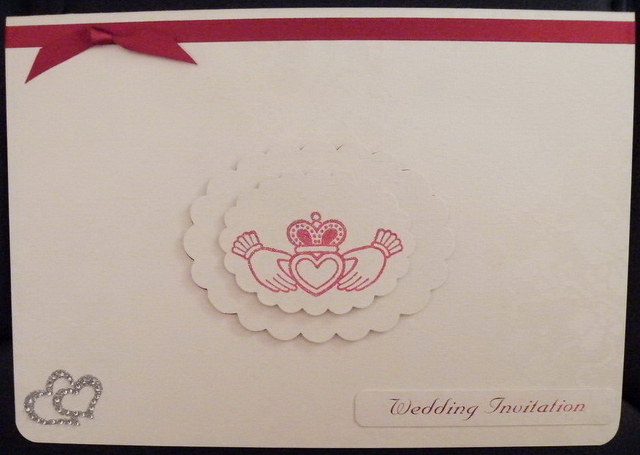 I thought I would share this 1st Wedding Invitation sample card that I 