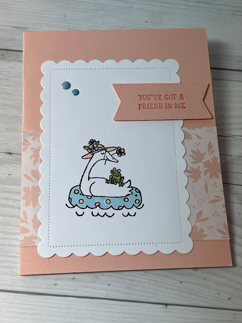 Friendship greeting card using Stampin' Up! Silly Goose Stamp Set