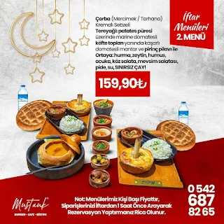 Mustank Burger Kastamonu Ramazan 2023 İftar Menüleri ve Fiyatları