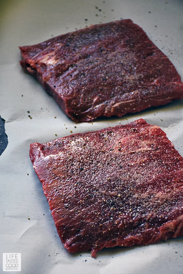 Pan-Seared Steak with Chimichurri sauce | by Life Tastes Good #LTGrecipes