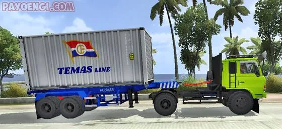 mod hino ranger kontainer 20ft