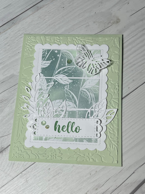 Floral Greeting card using Stampin' Up! Irresistible Blooms Stamp Set