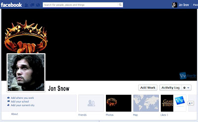 Game of Thrones Facebook Cover Sample Preview