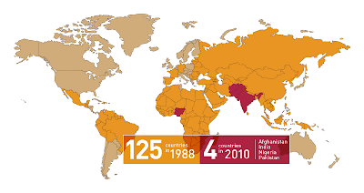 mapa vacuna polio