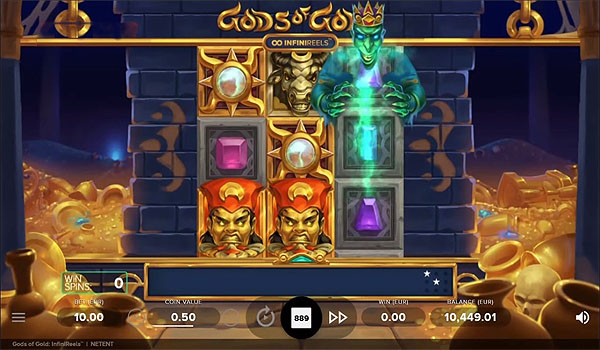 Main Gratis Slot Indonesia - Gods of Gold Infinireels (NetEnt)