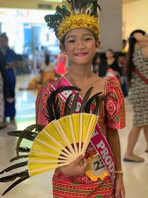 Filipino National Ethnic Costume girl