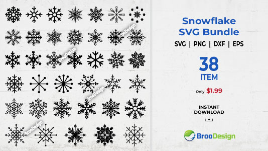 Snowflake SVG Bundle v2