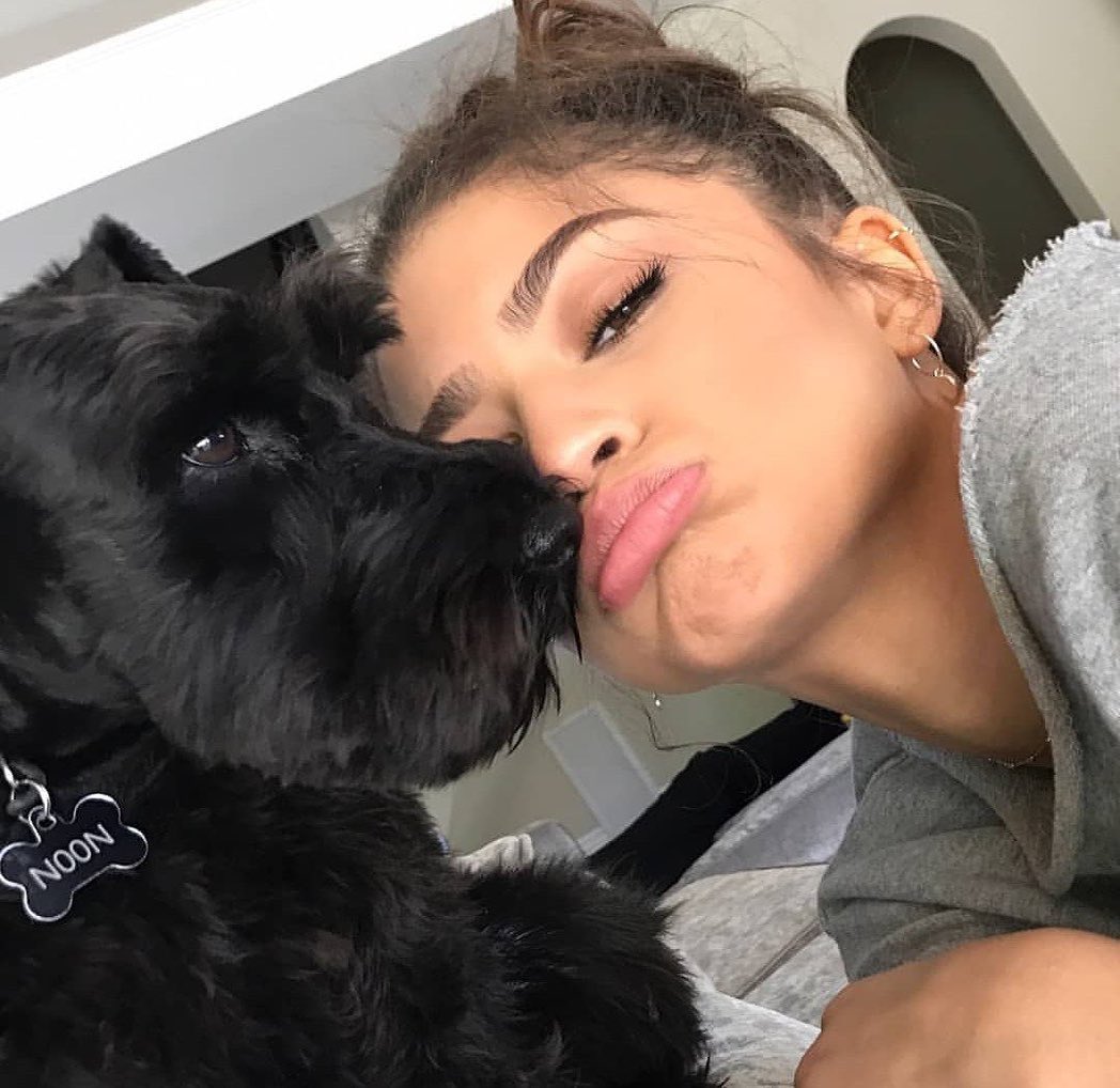 Zendaya and Noon Coleman pose for the camera