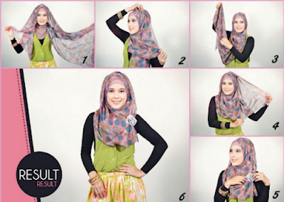 Cara Memakai Hijab Modern