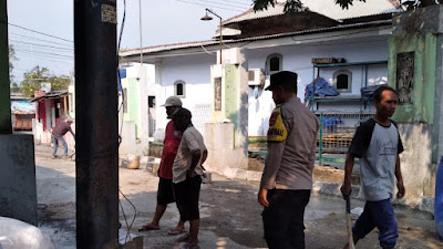 Guyub Bersama Masyarakat, Personel Bhabinkamtibmas Polsek Cilegon Polres Cilegon Jalin Kedekatan