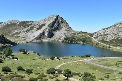 Lago Enol, Lagos de Covadonga, Cangas de Onís, Picos da Europa