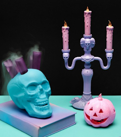 pastel halloween decorations