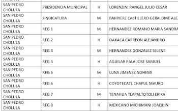 Avala Morena candidatura y planilla de regidores de Lorenzini