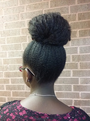 HOW TO MAKE YOUR BUN BIGGER | FAN BUN | BACK TO SCHOOL | NATURAL HAIR 