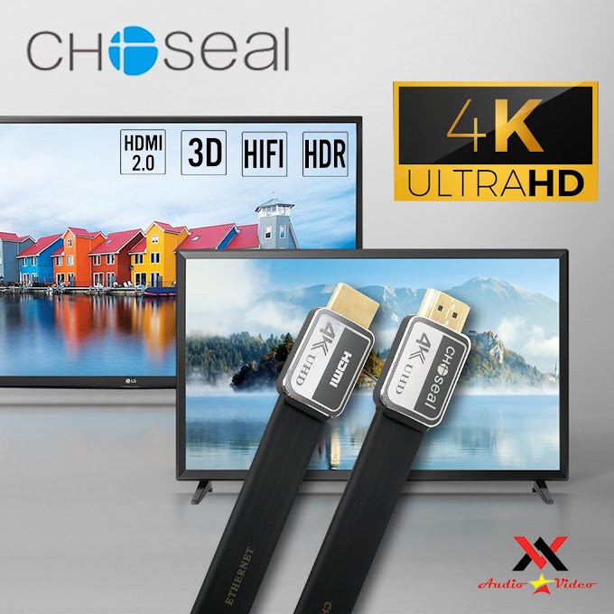 【Chính hãng】Dây Cáp HDMI CHOSEAL 2.0/4K , Hỗ trợ 3D, Cao Cấp tốc độ cao, loại dẹt 1,8m, 3m, 5m, 10m, tivi, máy tính