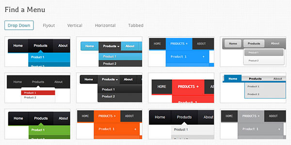 Tải plugin menu của trên cssmenumaker