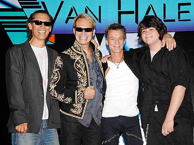 Van Halen: Eddie, Alex, David y Wolfgang