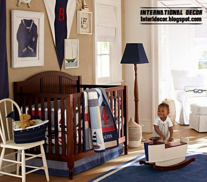 baby room themes, marine style and theme for children room
