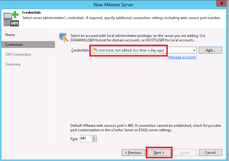 How to Add ESXi Server in Veeam Backup and Replication