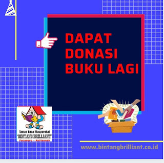 2 Donasi Buku di Bulan April 2021 Untuk TBM Bintang Brilliant 