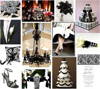 Black White Damask