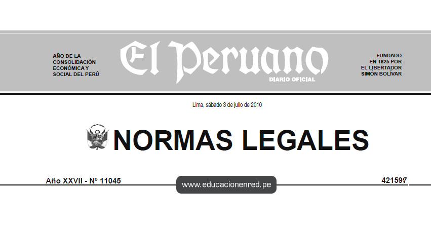 R. M. Nº 0197-2010-ED - Autorizan por única vez la reevaluación de profesores postulantes en el Programa de Incorporación convocado mediante R.M. Nº 0134-2010-ED a través de la aplicación de nueva Prueba Nacional Clasificatoria - www.minedu.gob.pe