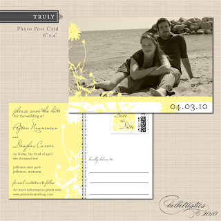 printable save the date card digital PDF