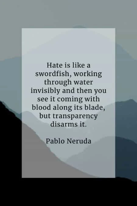 Hate quotes that'll inspire you to stay away from hatred