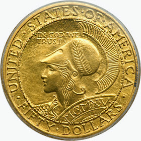 Panama Pacific Exposition Fifty Dollar Gold Coin