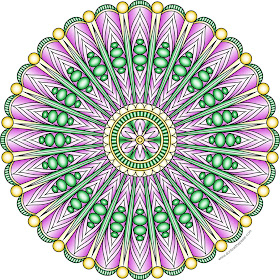 Free printable mandala to color