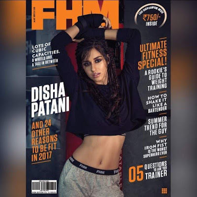 Disha patani FHM magazine and photo shoot images 2017