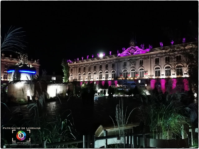 NANCY (54) - Photos nocturnes du jardin éphémère de la Place Stanislas 2019 !