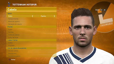 PES 2016 Vincent Janssen (Tottenham) face by Lucas Facemaker