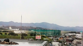 北海道 函館 平成館海羊亭から見た函館空港