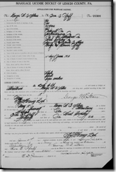 18 May 1911 - Marriage License - Bill Starr