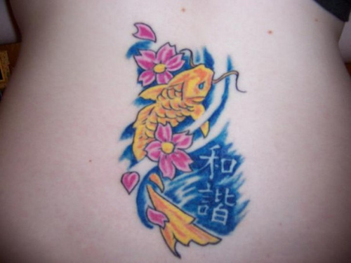 Koi Fish Tattoo Designs For Girls