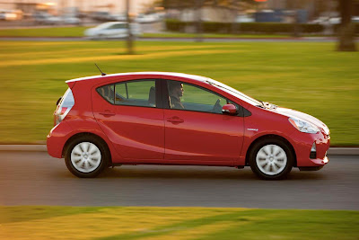 2012 Toyota Prius C Side Angle