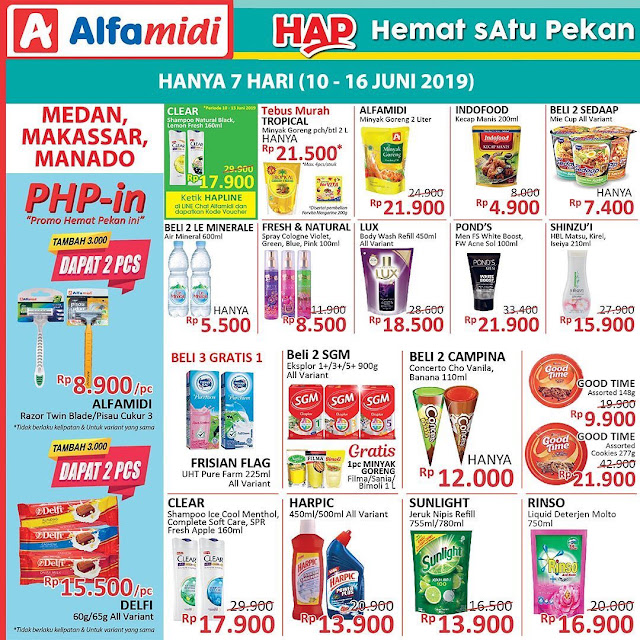 #Alfamidi - #Promo #Katalog Hemat Satu Pekan HAP Periode 10 - 16 Juni 2019