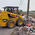 UPTD Wilayah 4 DLHK Kabupaten Tangerang Bersihkan Tumpukan Sampah di Area SMPN 3 Tigaraksa