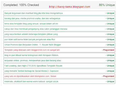 Cara Cek Keunikan Artikel Blog di Plagiarism Checker