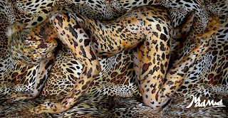 body-painting-gambar-macan-tutul