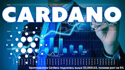 Криптовалюта Cardano поднялась выше $0,040133, показав рост на 5%