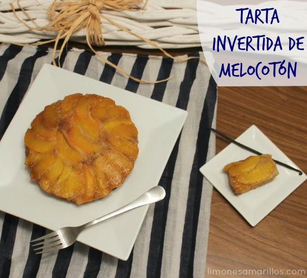  Tarta invertida melocotón