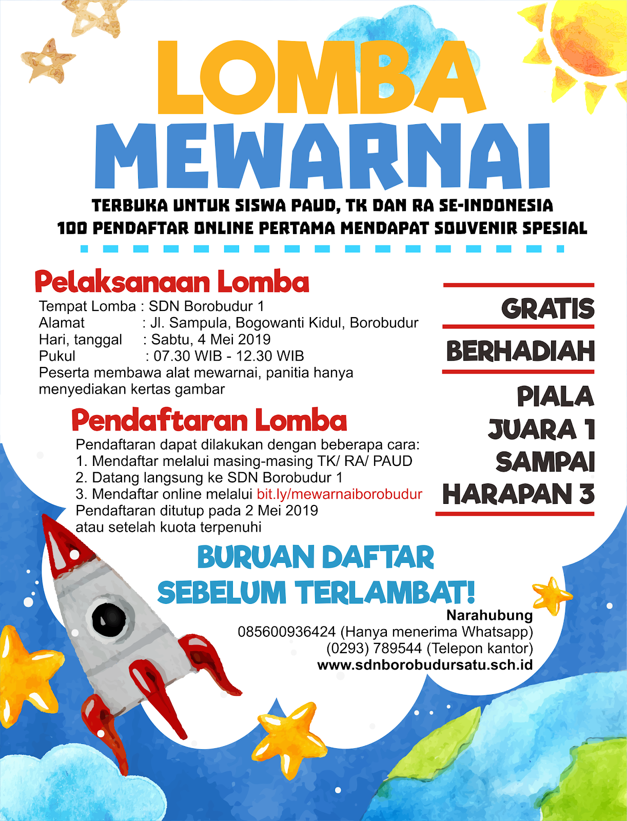 Lomba Mewarnai TK SD PAUD